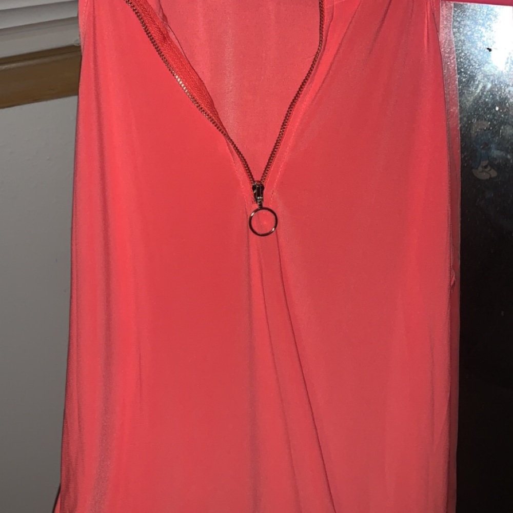 Hot pink size large top